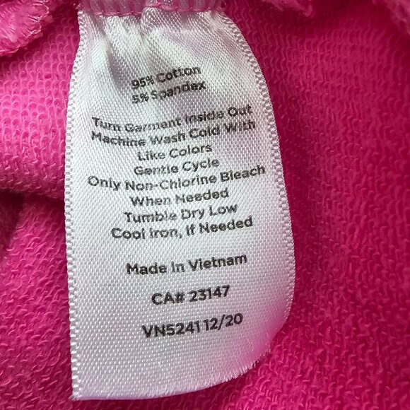 T by Talbots Sweatshirt Pink Ombre Gradient Tie Dye Long Sleeve Stretch Size XS - Picture 8 of 8